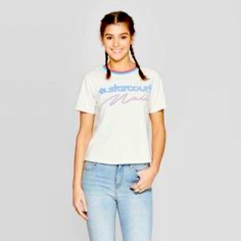 Stranger Things Starcourt Mall Graphic Tee - Plus size - White